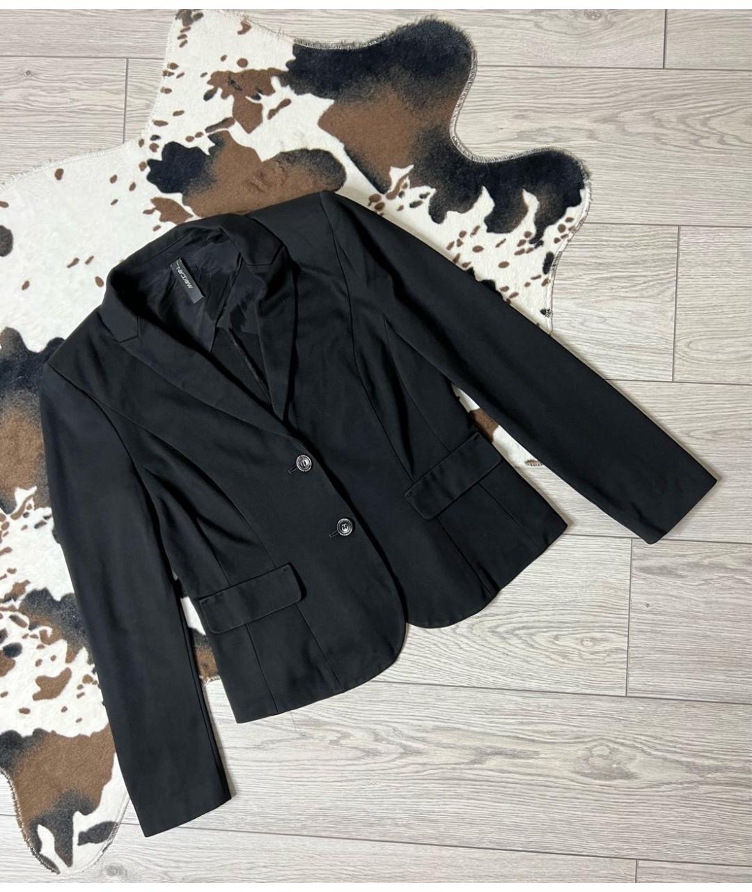 MARC CAIN Черный вискозный жакет/пиджак, фото 6