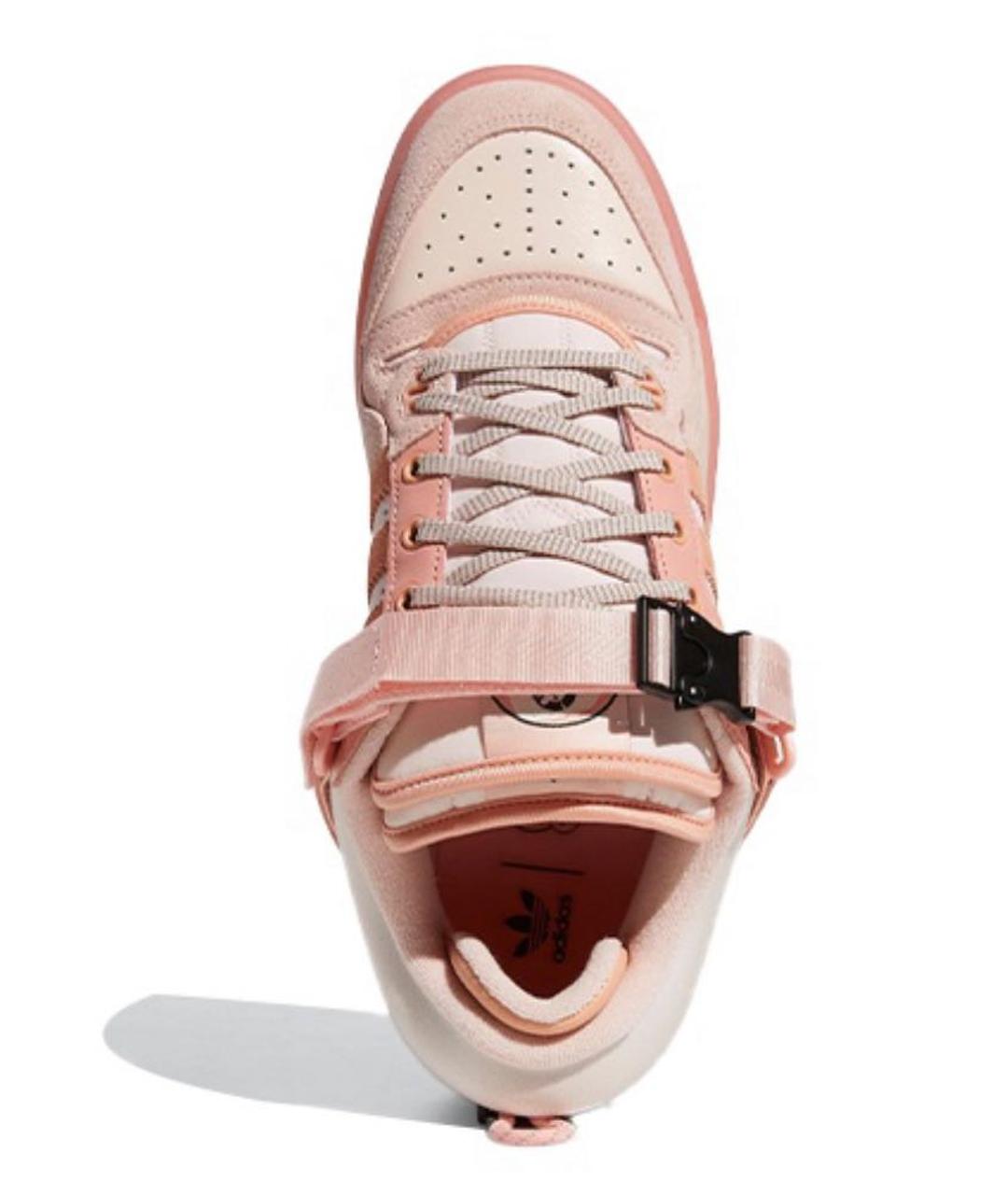 ADIDAS Коралловые кожаные кроссовки, фото 4