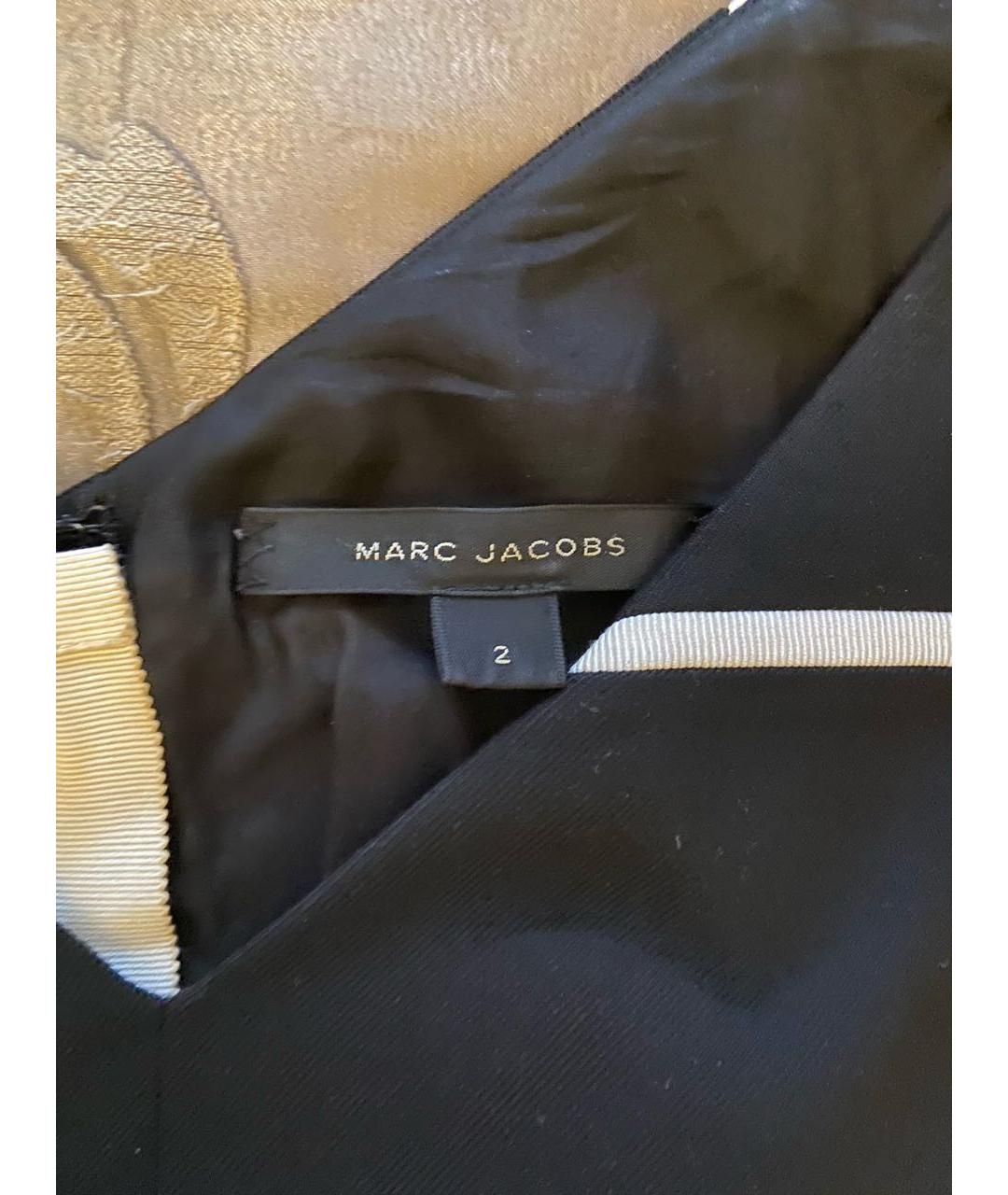 MARC JACOBS Черный шерстяной сарафан, фото 2