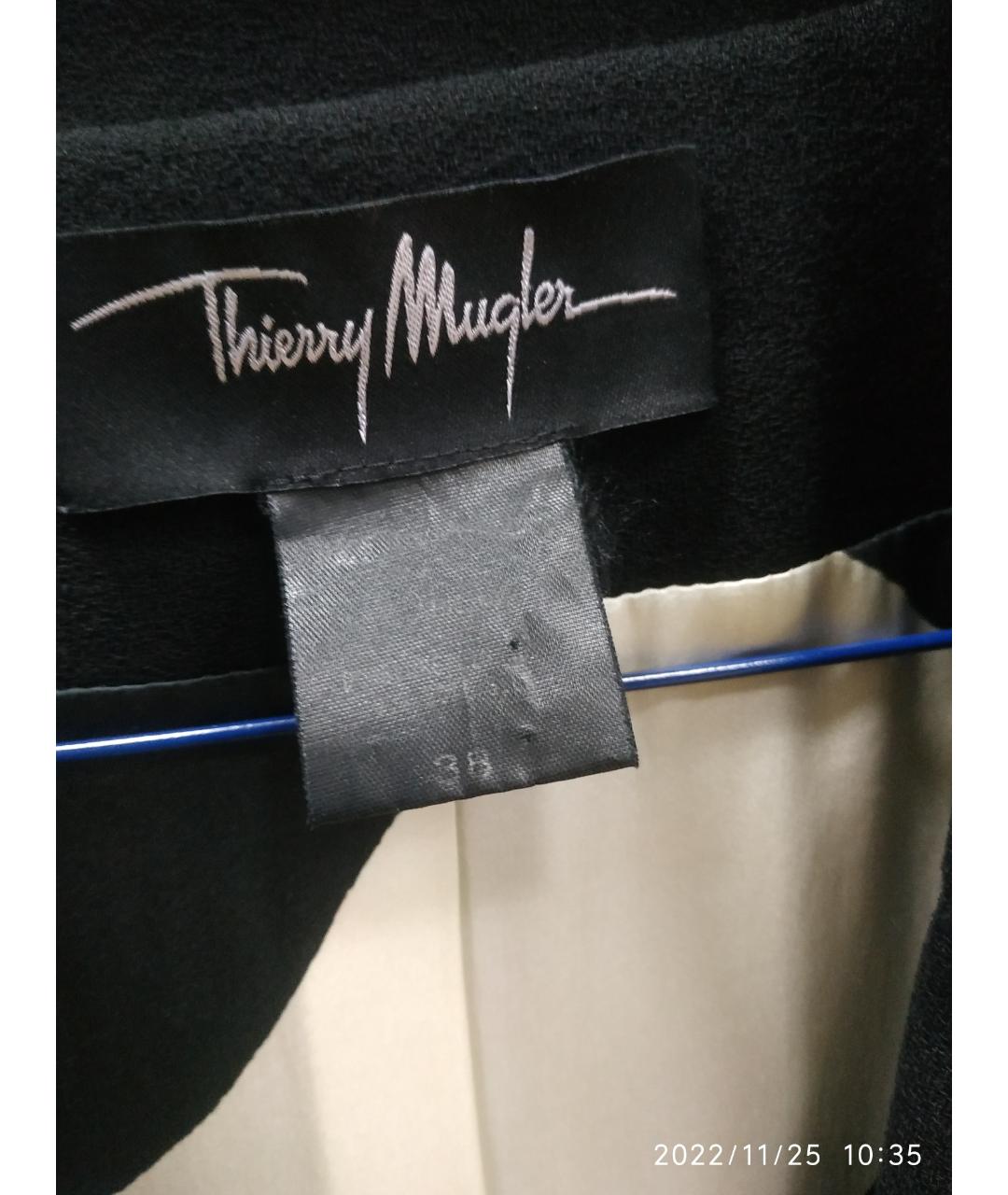 THIERRY MUGLER Черный жакет/пиджак, фото 3