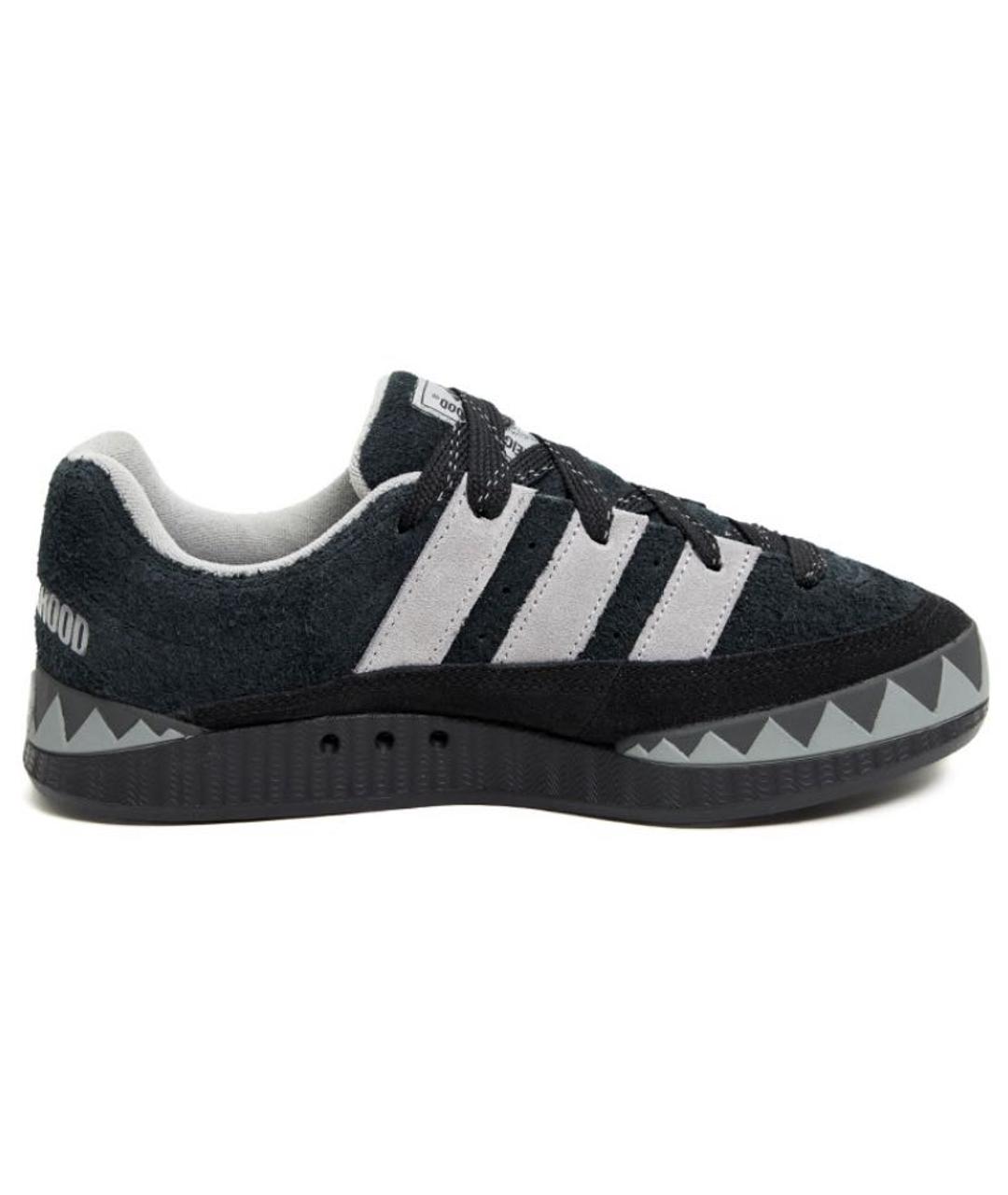 ADIDAS Антрацитовые замшевые кроссовки, фото 2