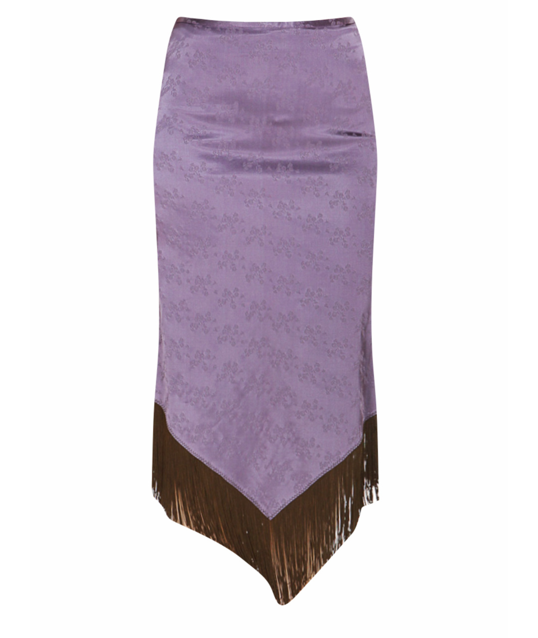 JOHN RICHMOND Фиолетовая вискозная юбка макси, фото 1