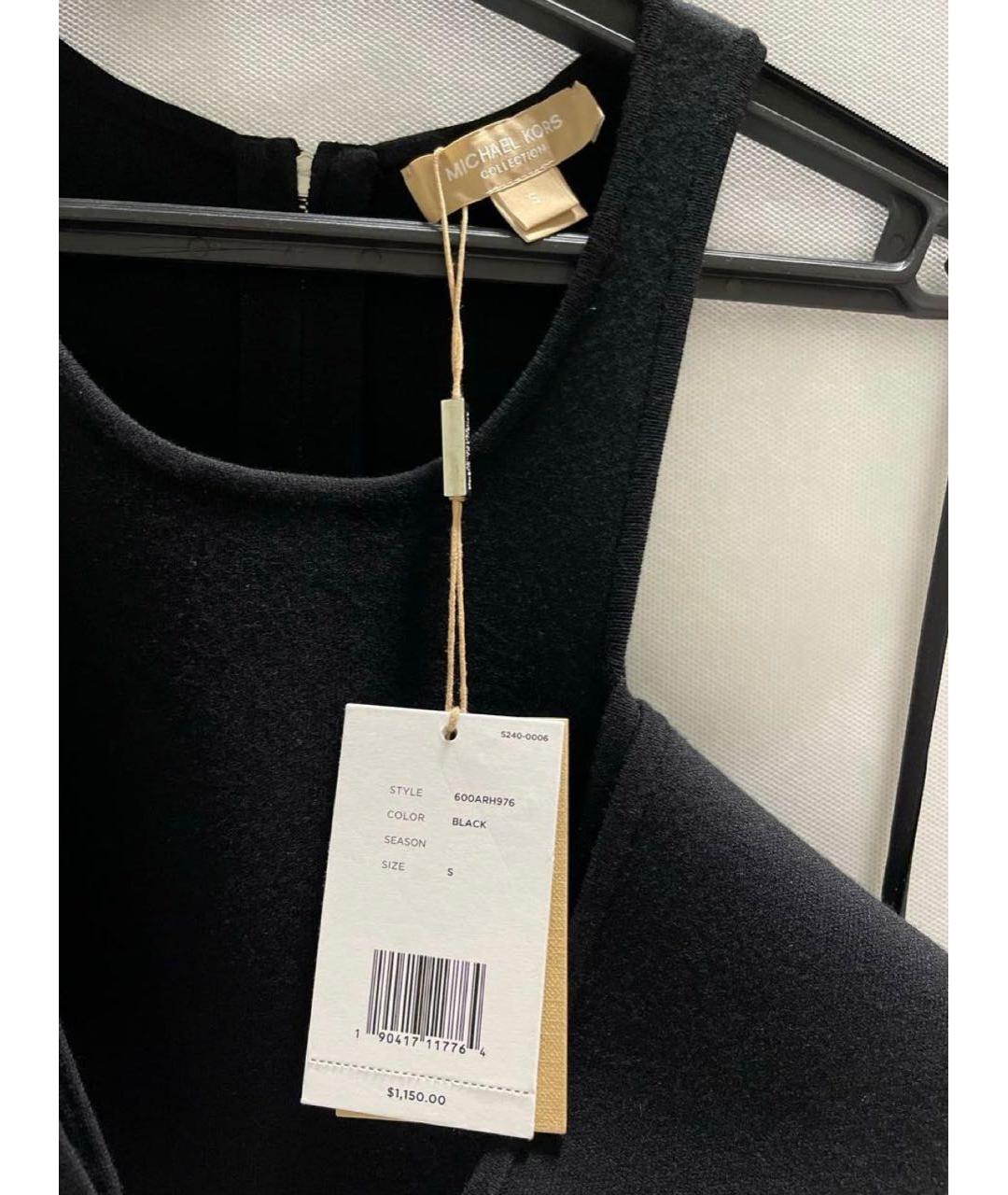 MICHAEL KORS Черное вискозное платье, фото 3