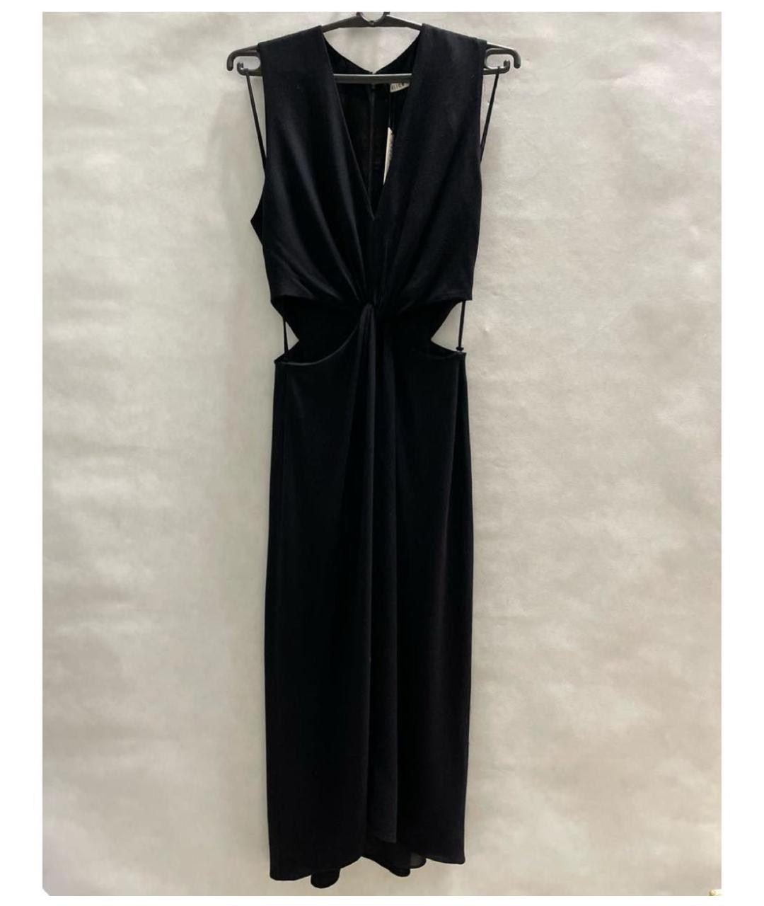ALICE+OLIVIA Черное полиэстеровое платье, фото 5