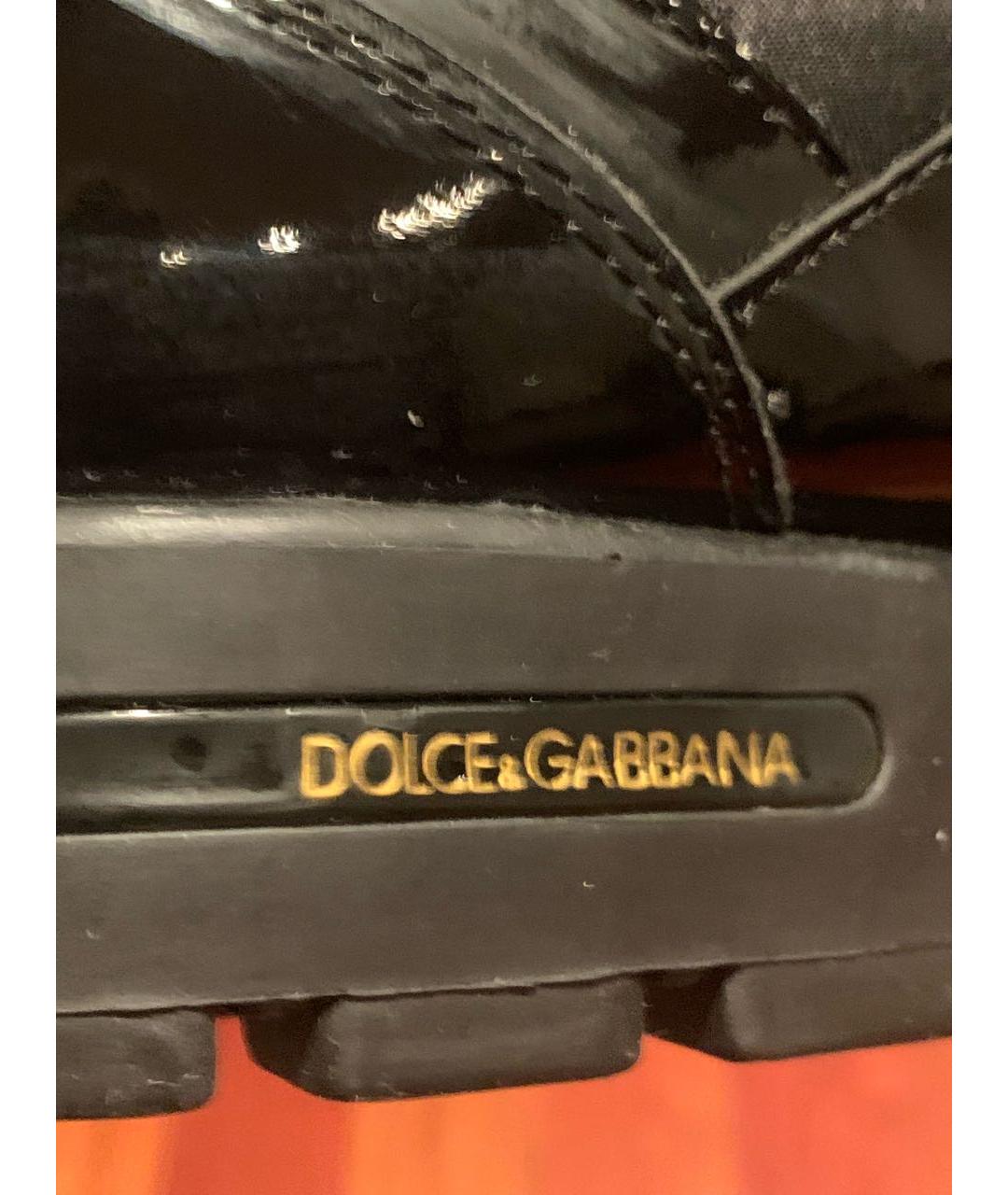 DOLCE&GABBANA Черные ботинки, фото 7