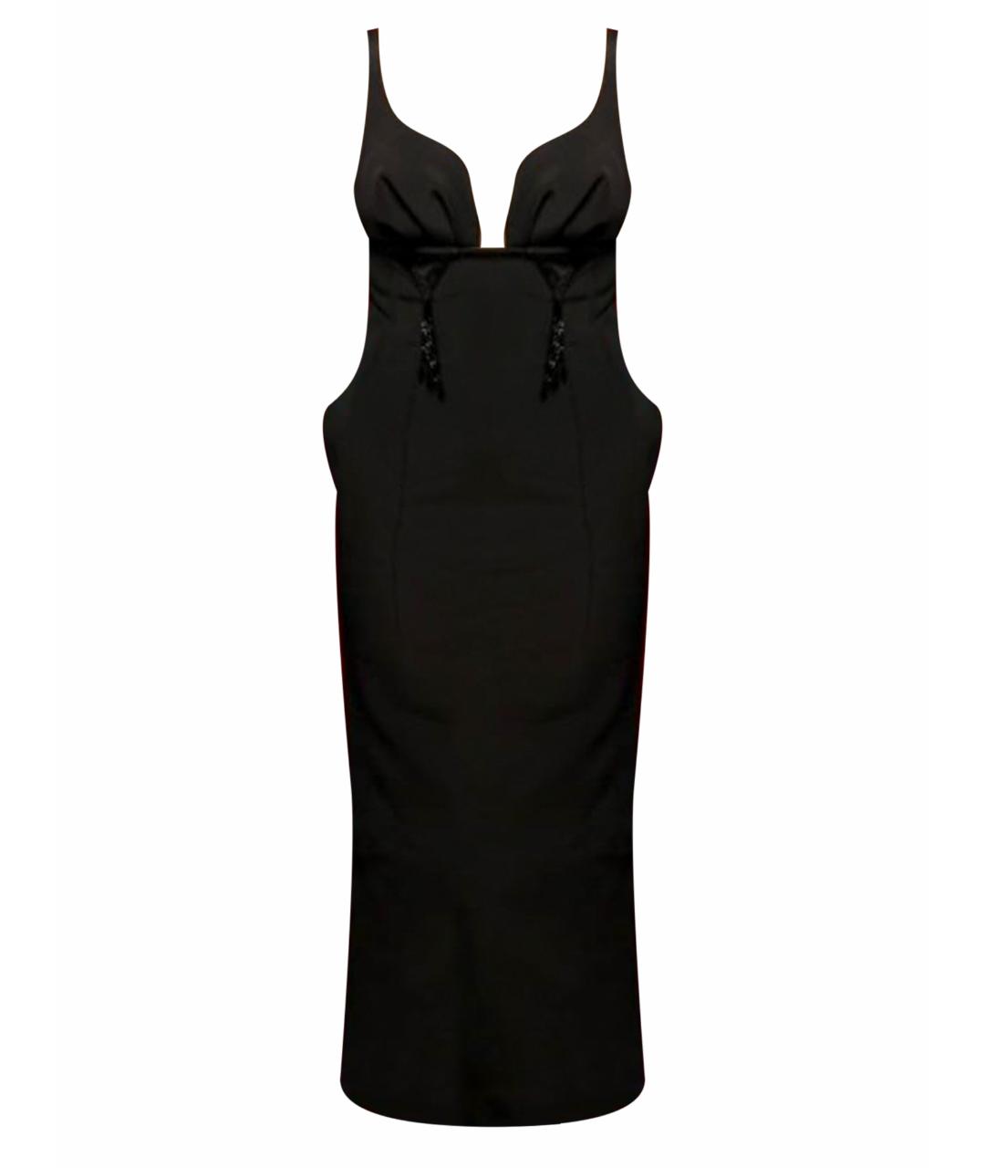ALINA GERMAN Черное полиэстеровое вечернее платье, фото 1