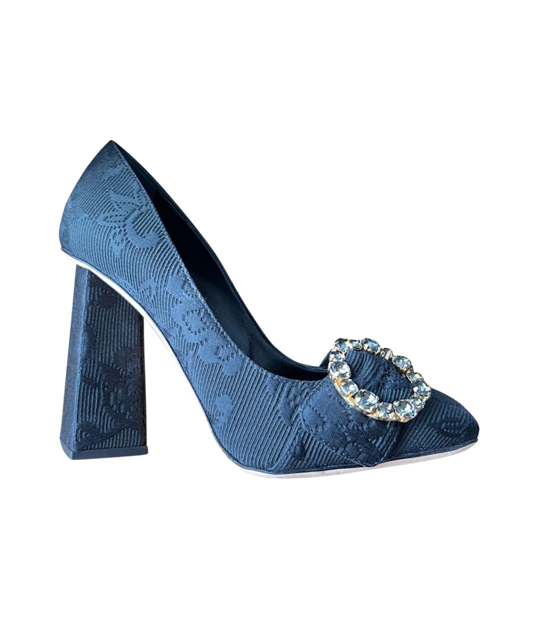 DOLCE&GABBANA Темно-синие туфли, фото 1