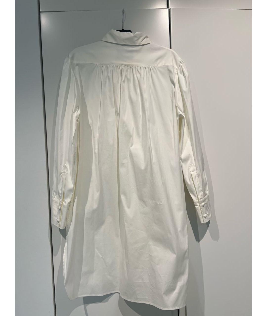 PRADA Белая хлопко-эластановая рубашка, фото 2