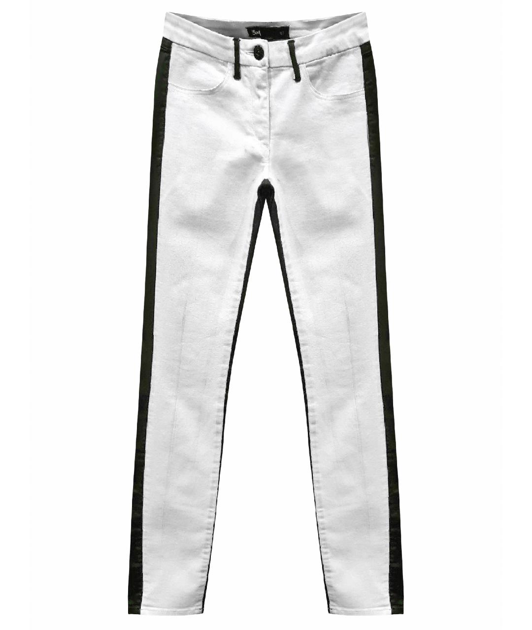 3X1 Белые хлопко-эластановые джинсы слим, фото 1