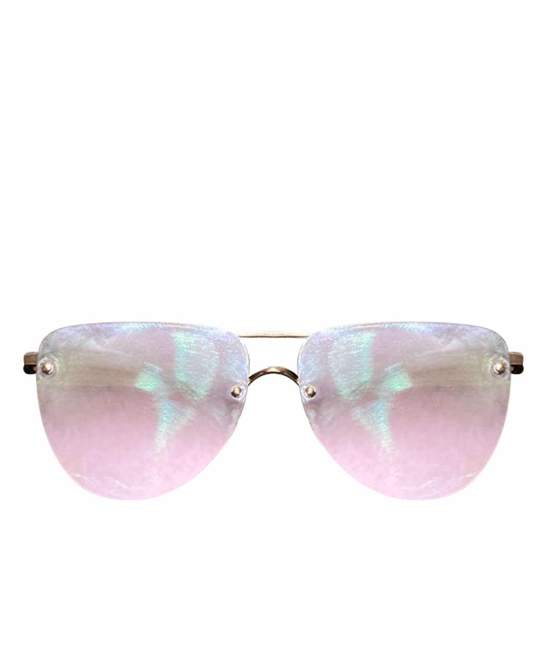 SUNDAY SOMEWHERE Розовые металлические солнцезащитные очки, фото 1