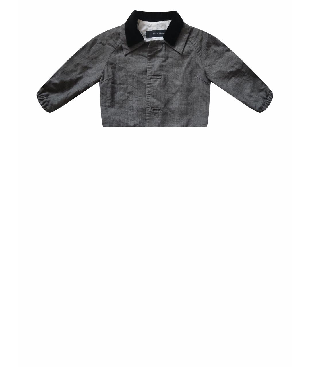 DSQUARED2 Антрацитовый жакет/пиджак, фото 1