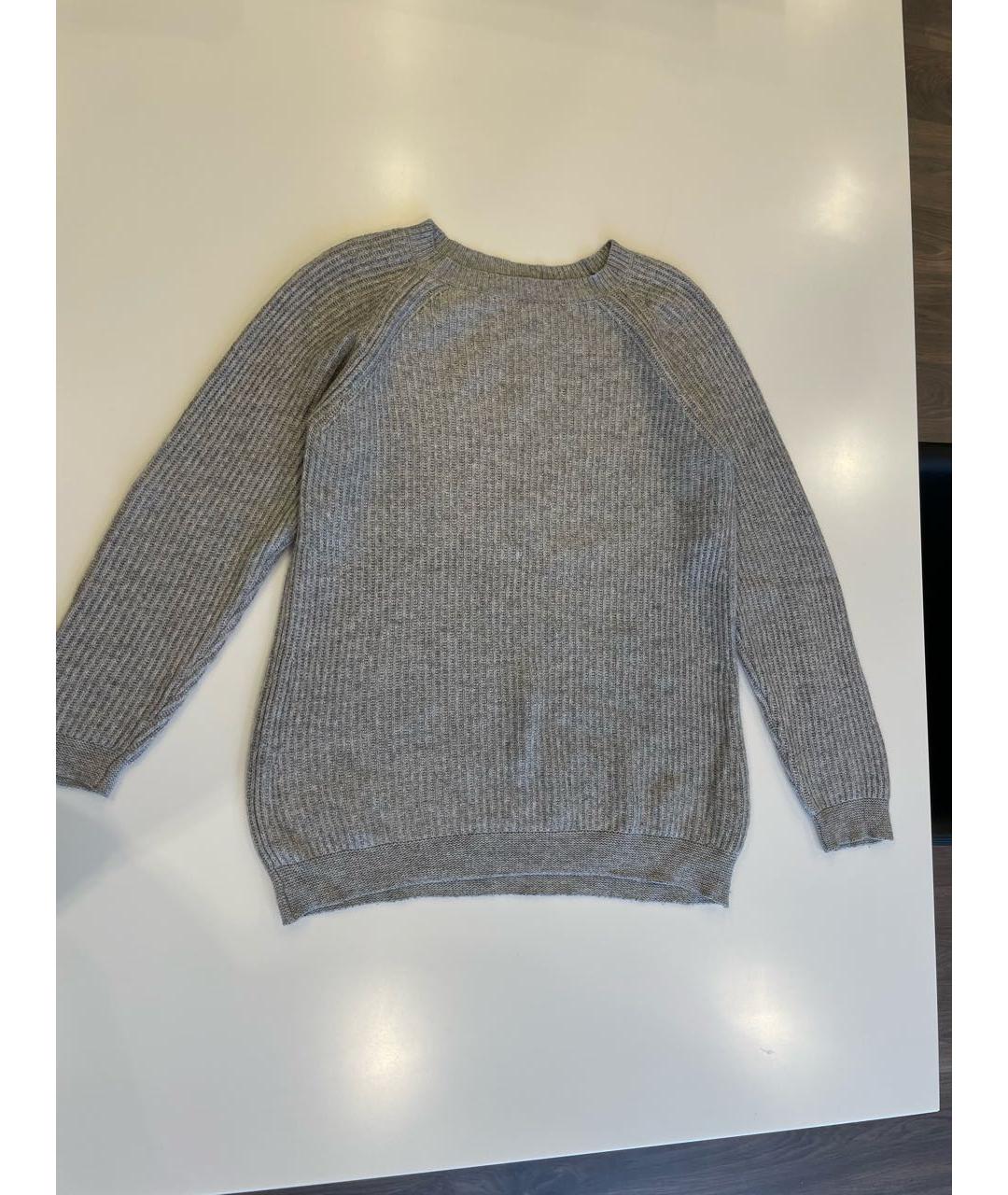 12 STOREEZ Серый шерстяной джемпер / свитер, фото 8