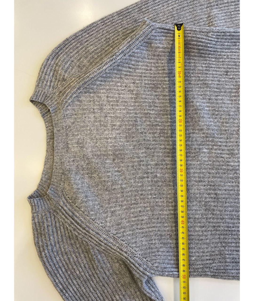 12 STOREEZ Серый шерстяной джемпер / свитер, фото 4