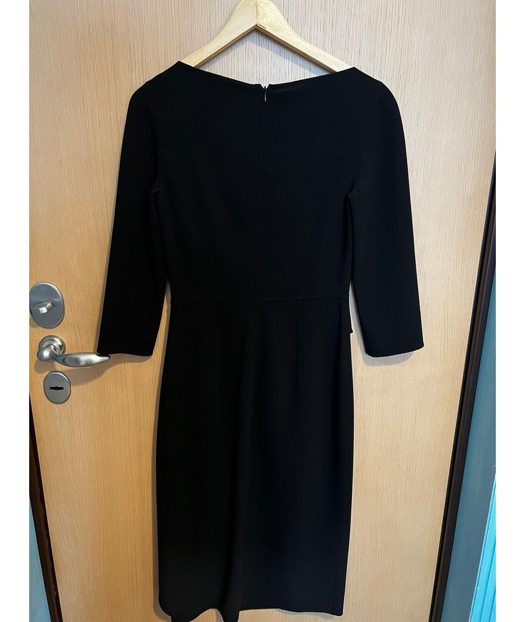 MICHAEL KORS Черное шерстяное вечернее платье, фото 2