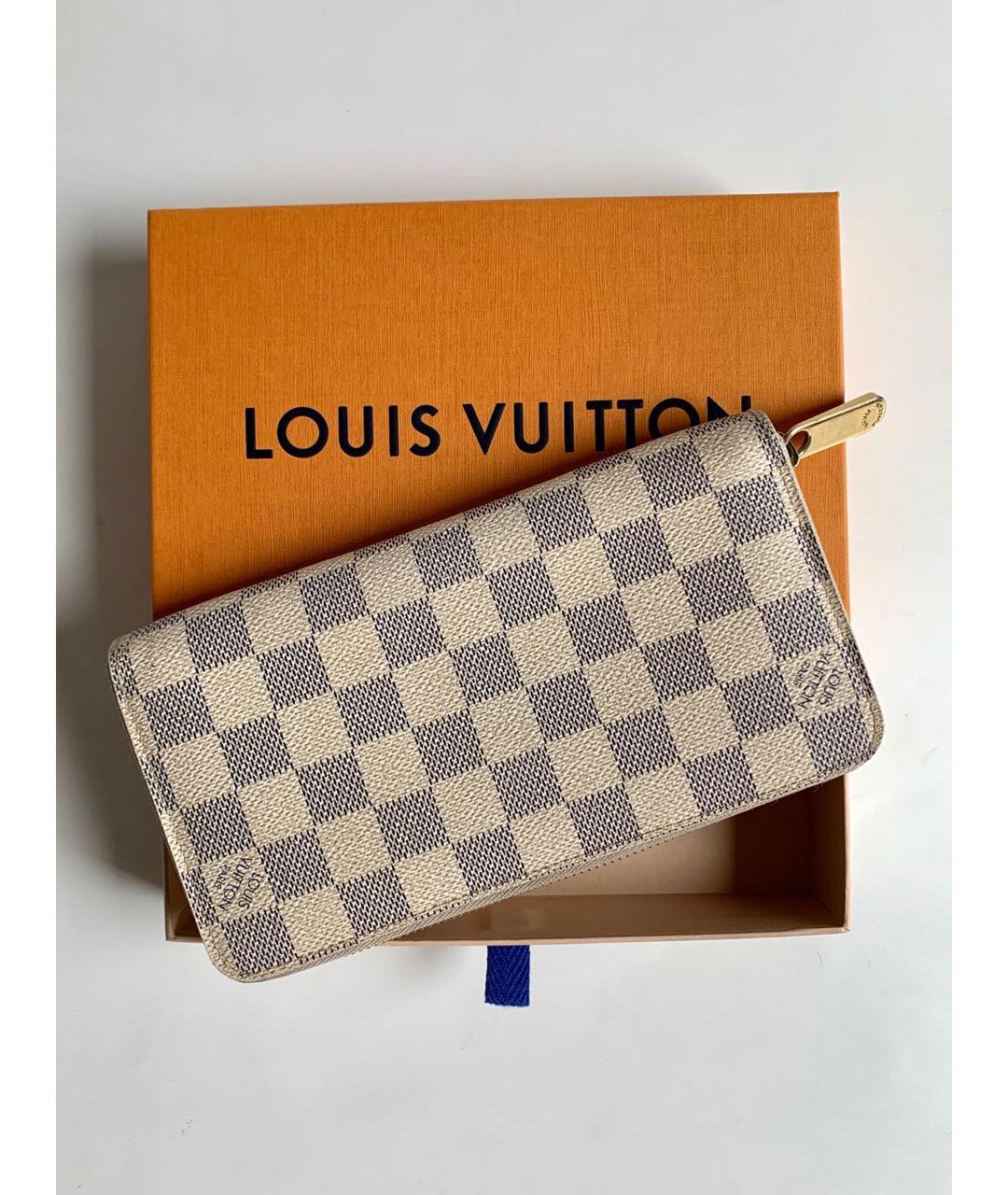 LOUIS VUITTON PRE-OWNED Белый кошелек, фото 4