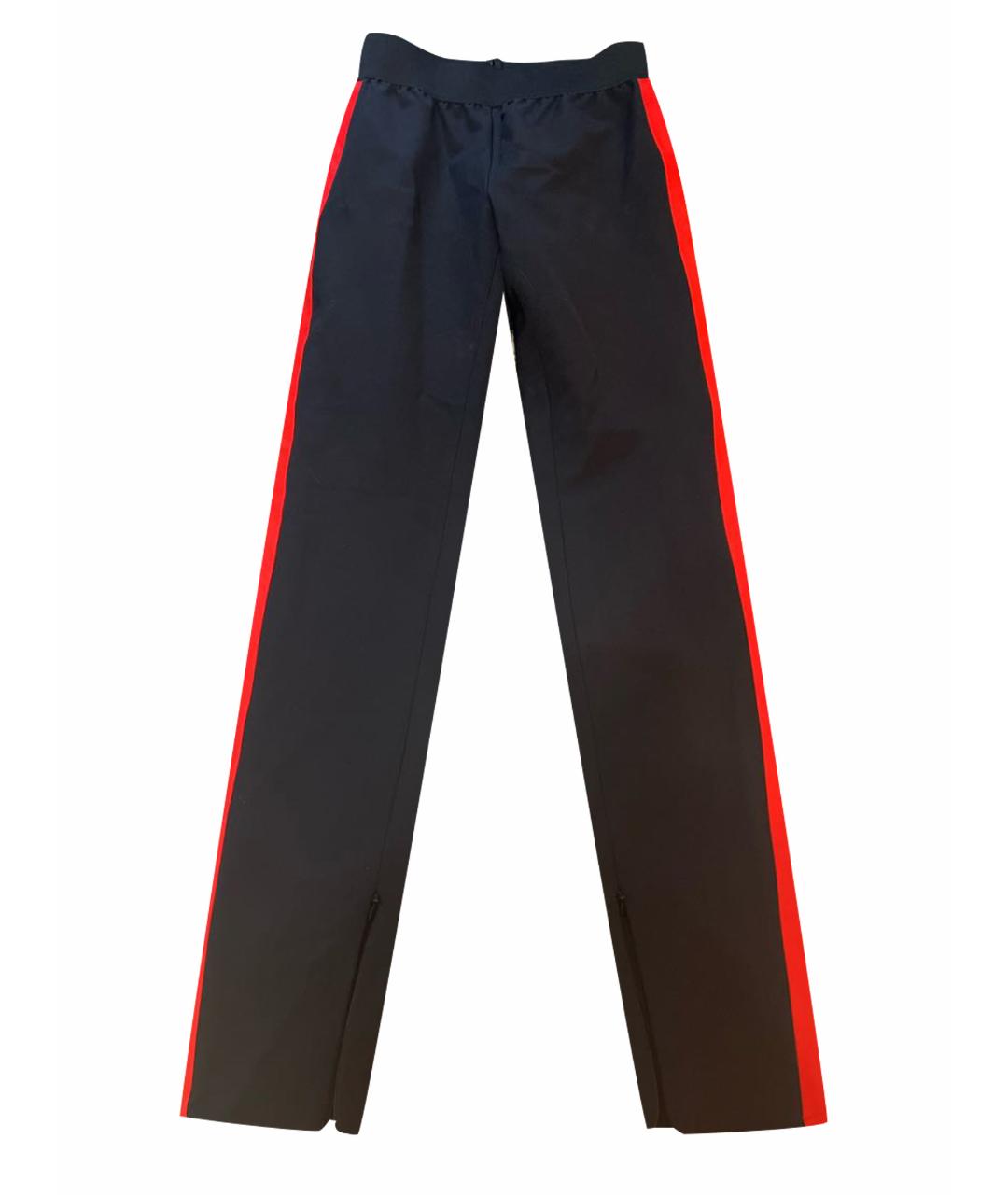 STELLA MCCARTNEY Черные полиэстеровые брюки узкие, фото 1