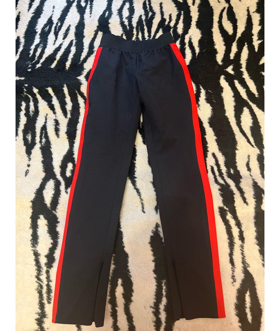 STELLA MCCARTNEY Черные полиэстеровые брюки узкие, фото 4