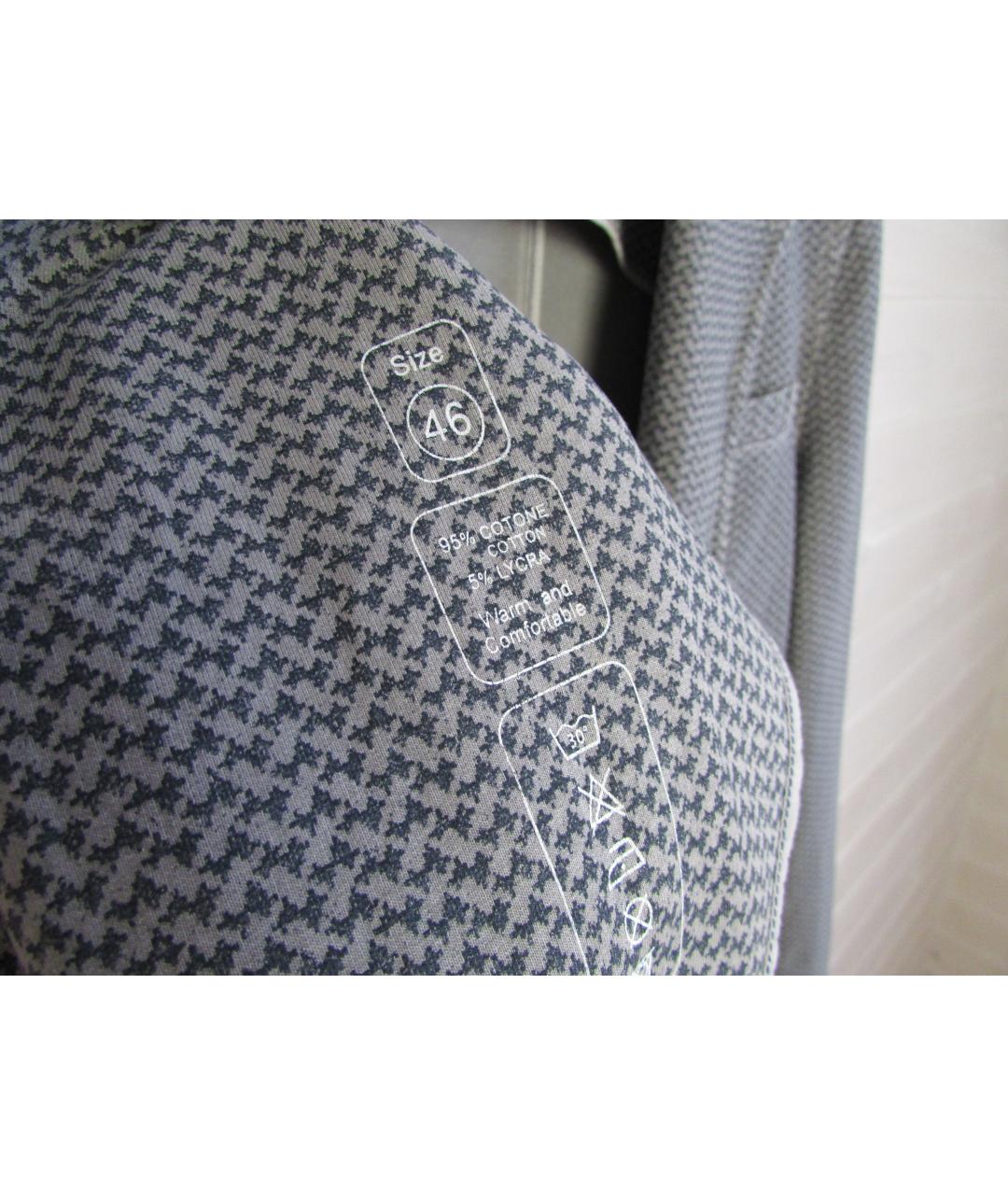CIRCOLO 1901 Серый хлопко-эластановый пиджак, фото 6