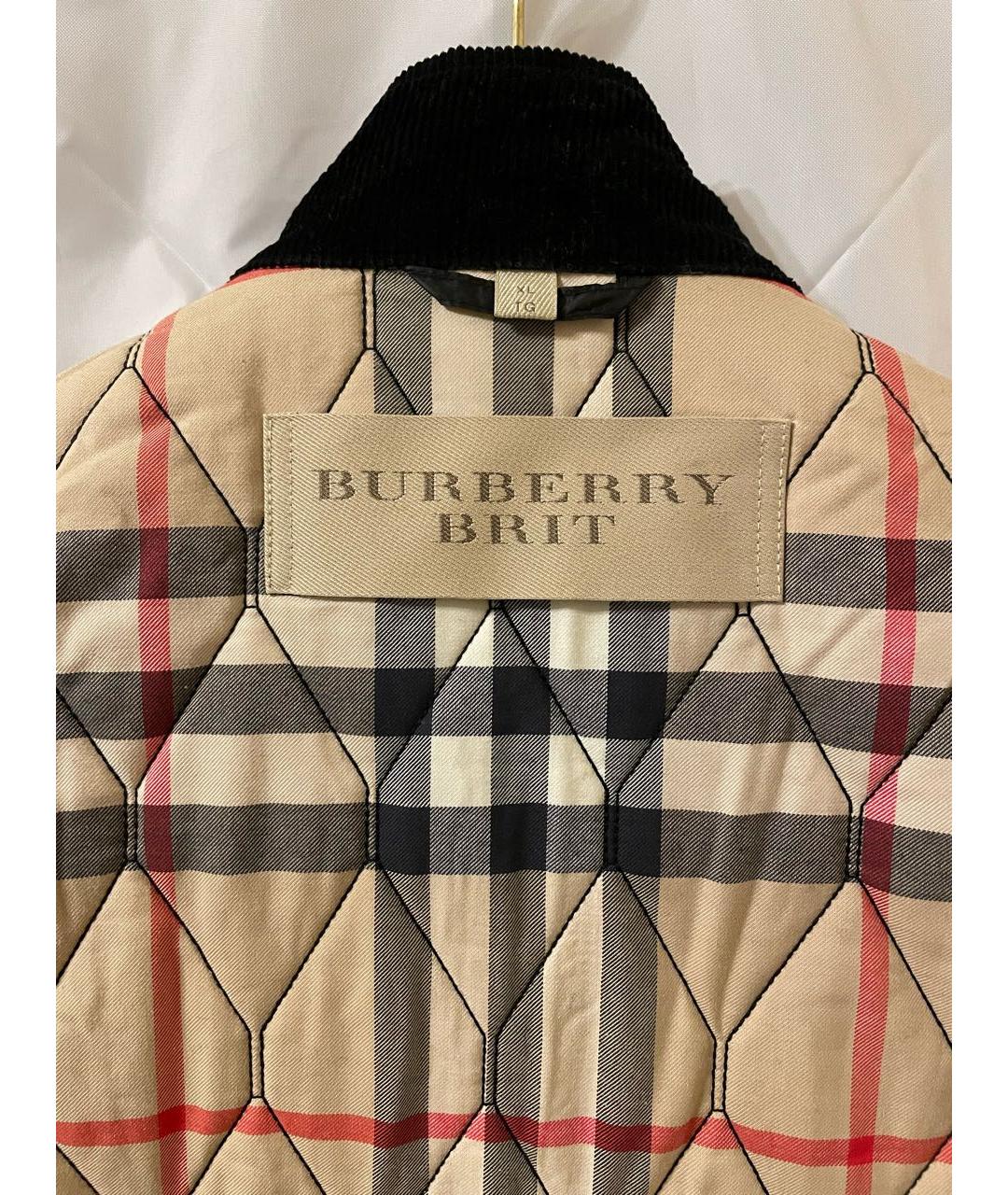 BURBERRY Черный полиэстеровый жилет, фото 3