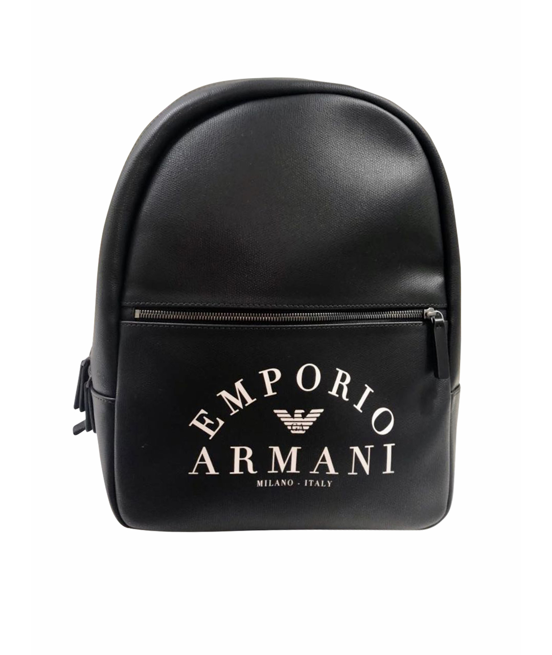 EMPORIO ARMANI Черный рюкзак из искусственной кожи, фото 1