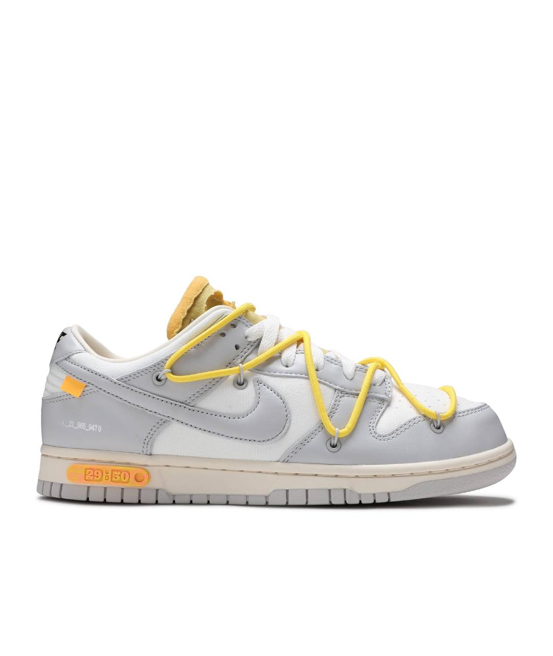 NIKE Серые кожаные кроссовки, фото 2