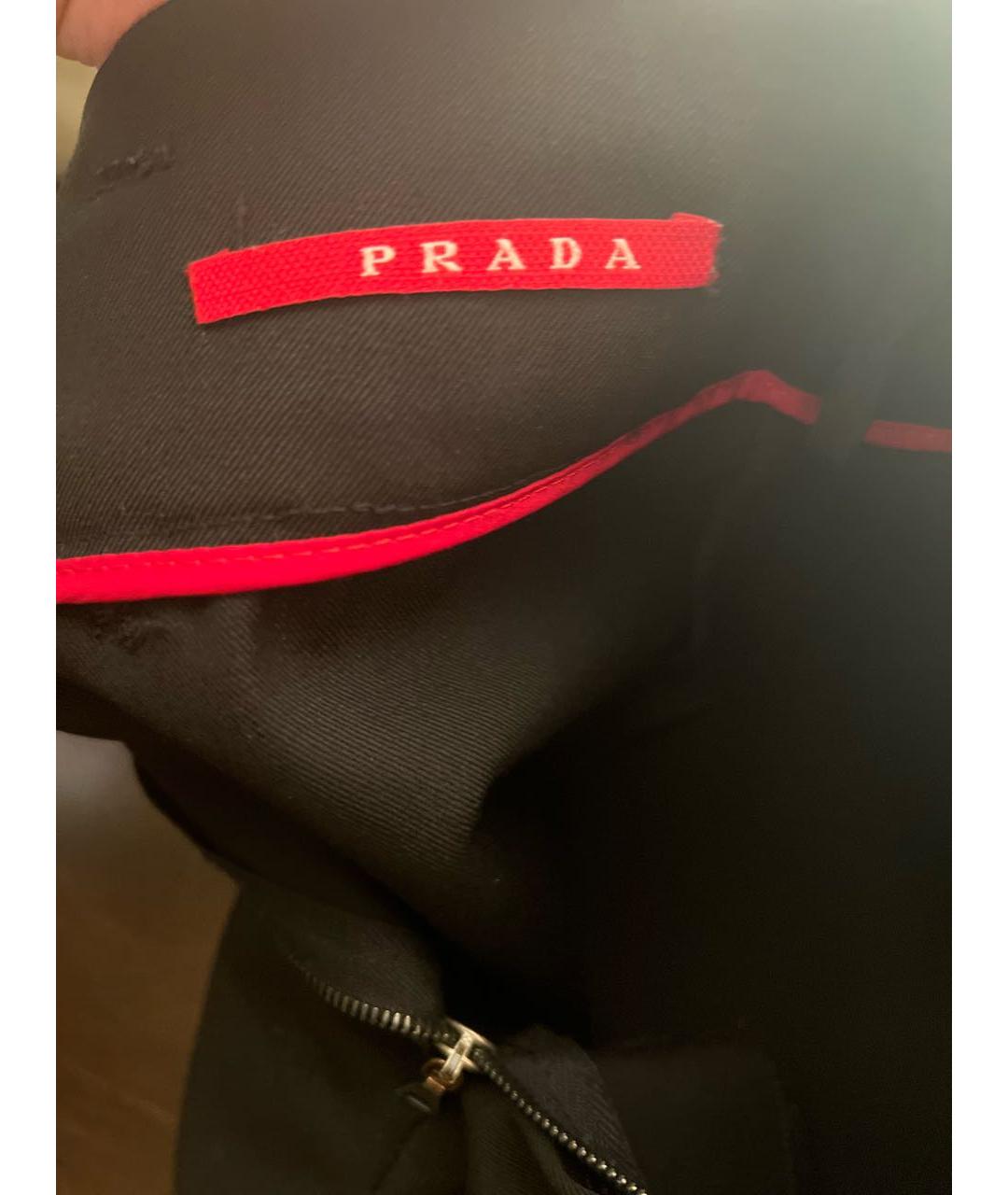 PRADA Черные шерстяные шорты, фото 3