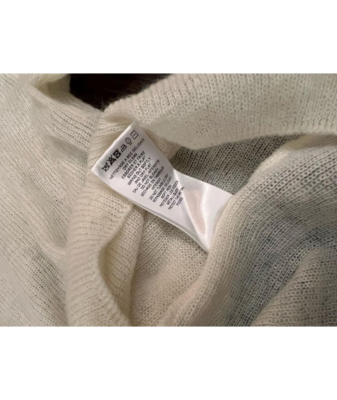 BALMAIN Белый шерстяной джемпер / свитер, фото 5
