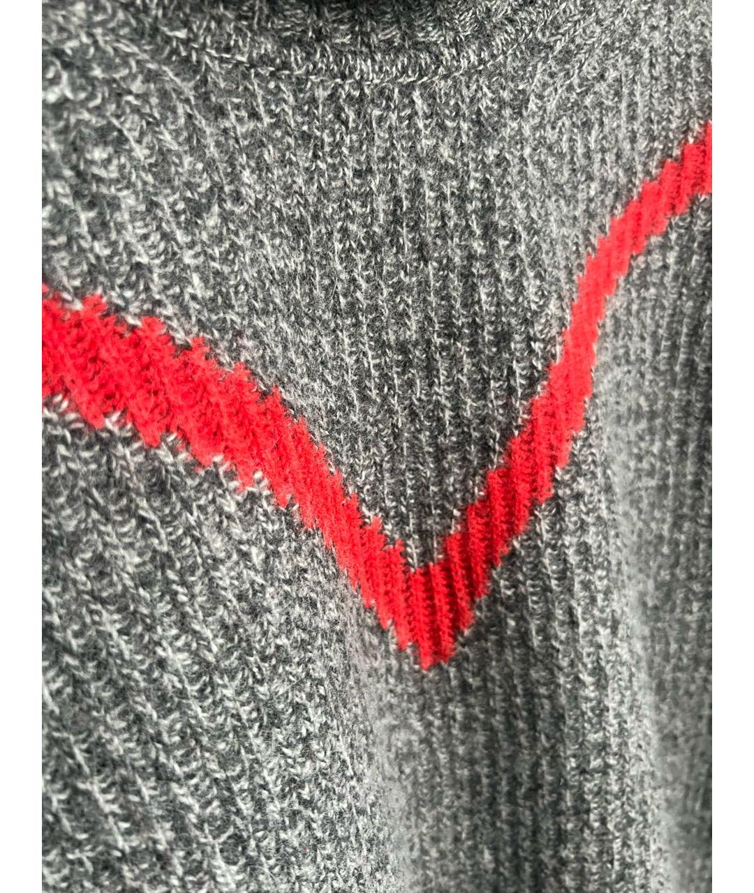 SANDRO Серый шерстяной джемпер / свитер, фото 4