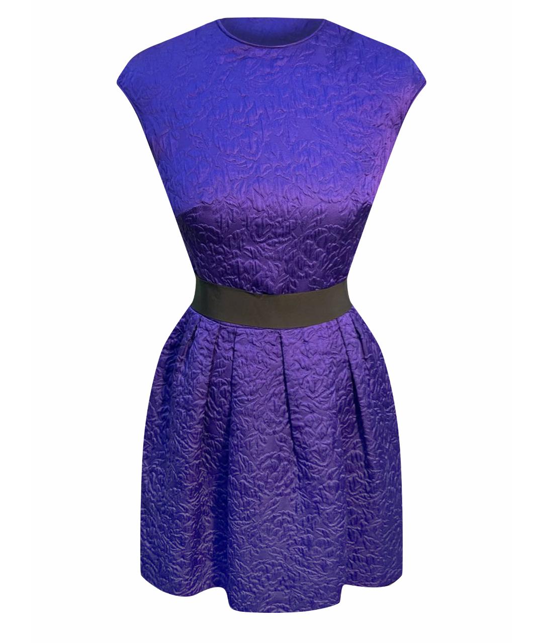 CHRISTIAN DIOR PRE-OWNED Фиолетовое коктейльное платье, фото 1