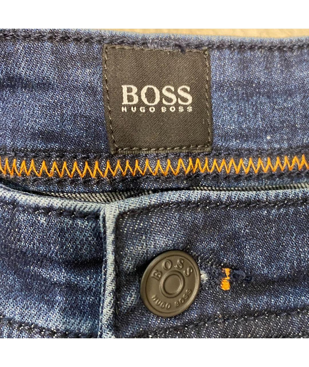 HUGO BOSS Синие хлопковые шорты, фото 3