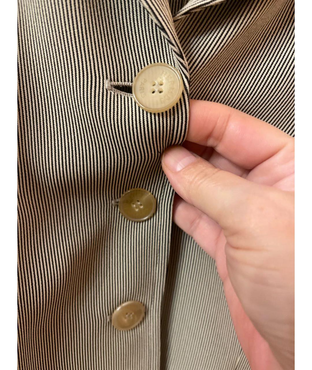 HERMES PRE-OWNED Серый вискозный жакет/пиджак, фото 4