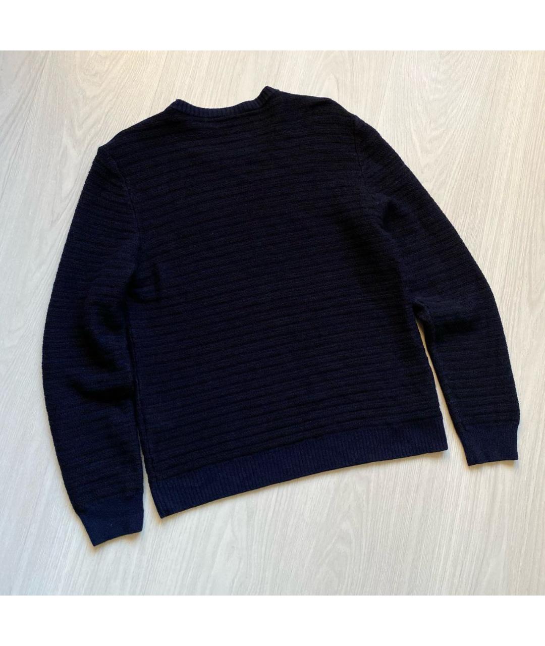 THE KOOPLES Темно-синий шерстяной джемпер / свитер, фото 8