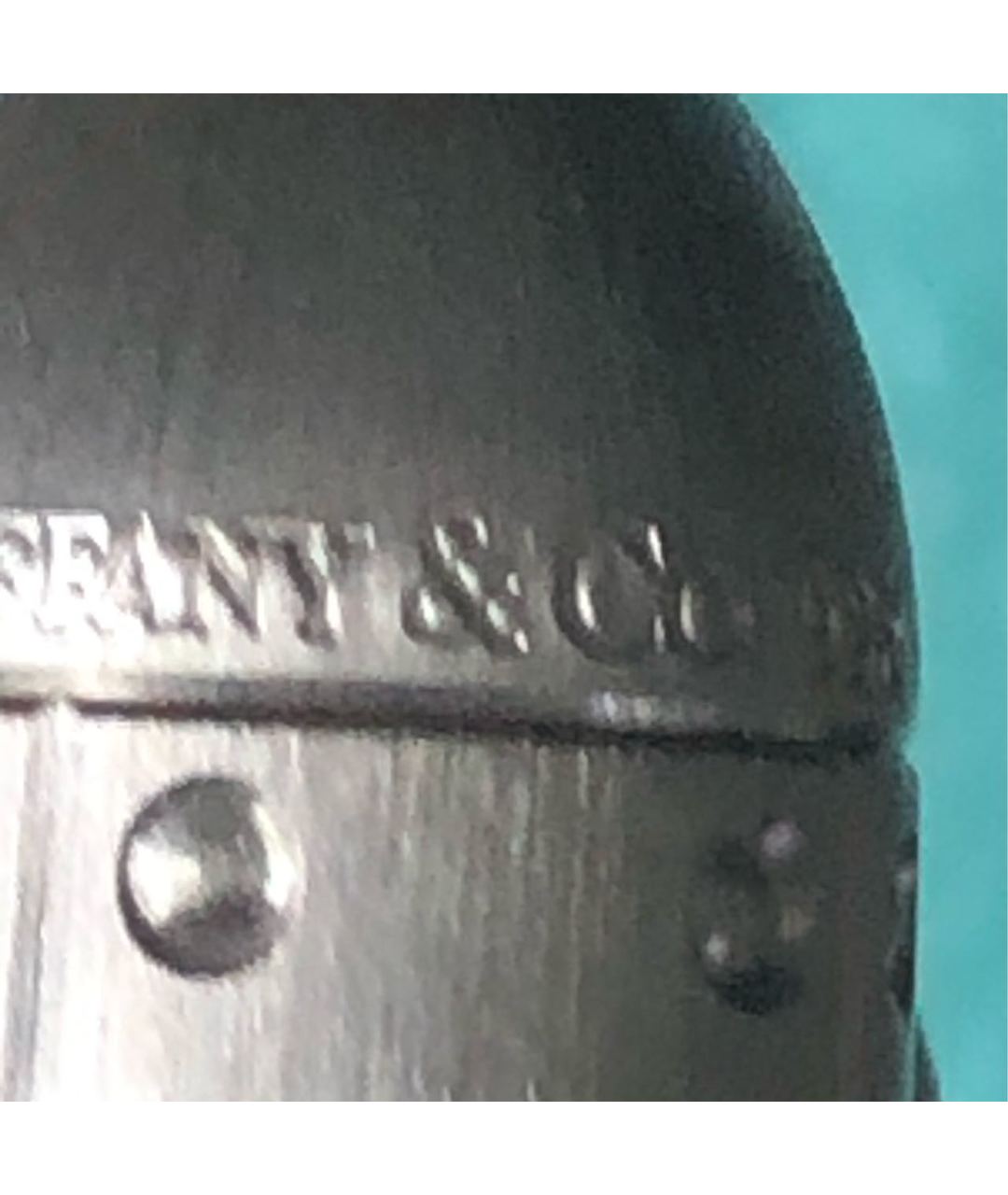 TIFFANY&CO Серебряная металлическая шариковая ручка, фото 4