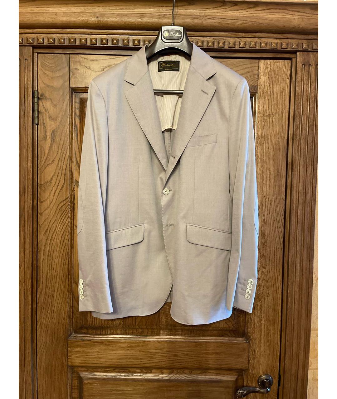 LORO PIANA Бежевый кашемировый пиджак, фото 9
