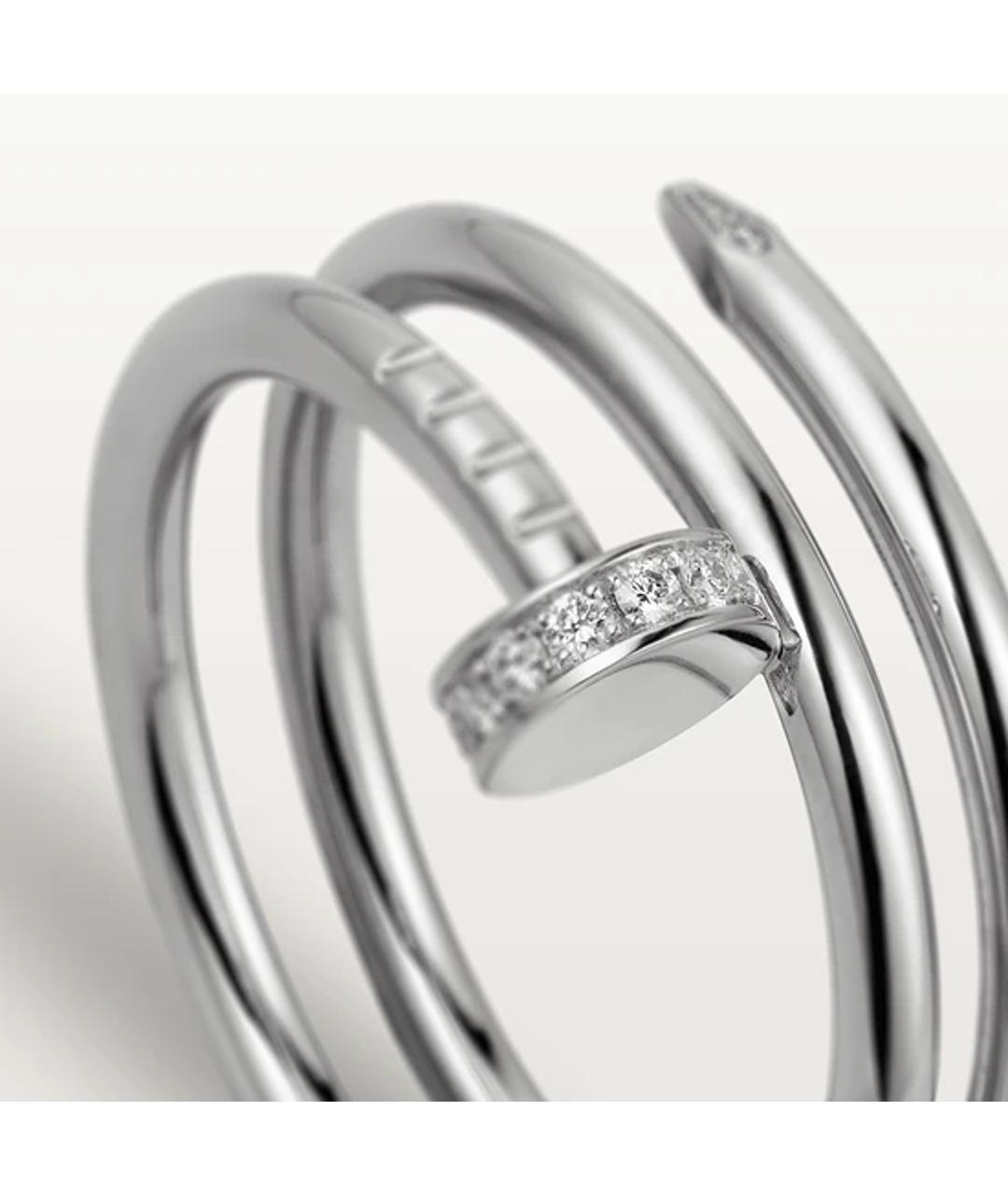 CARTIER Белое кольцо из белого золота Juste un clou для женщин – купить ...