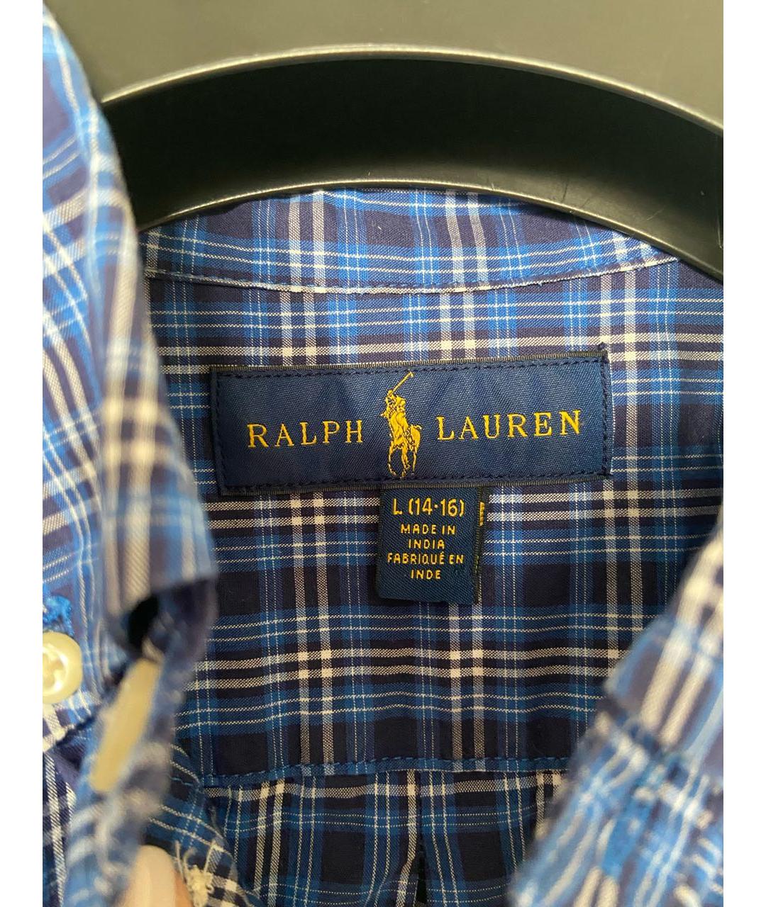 RALPH LAUREN Мульти хлопковая детская рубашка, фото 4