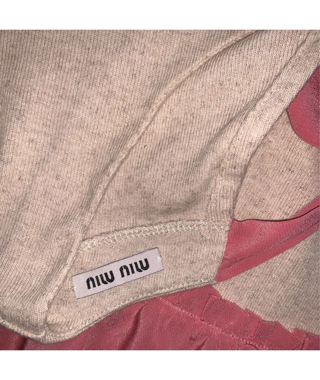 MIU MIU Бежевый джемпер / свитер, фото 4