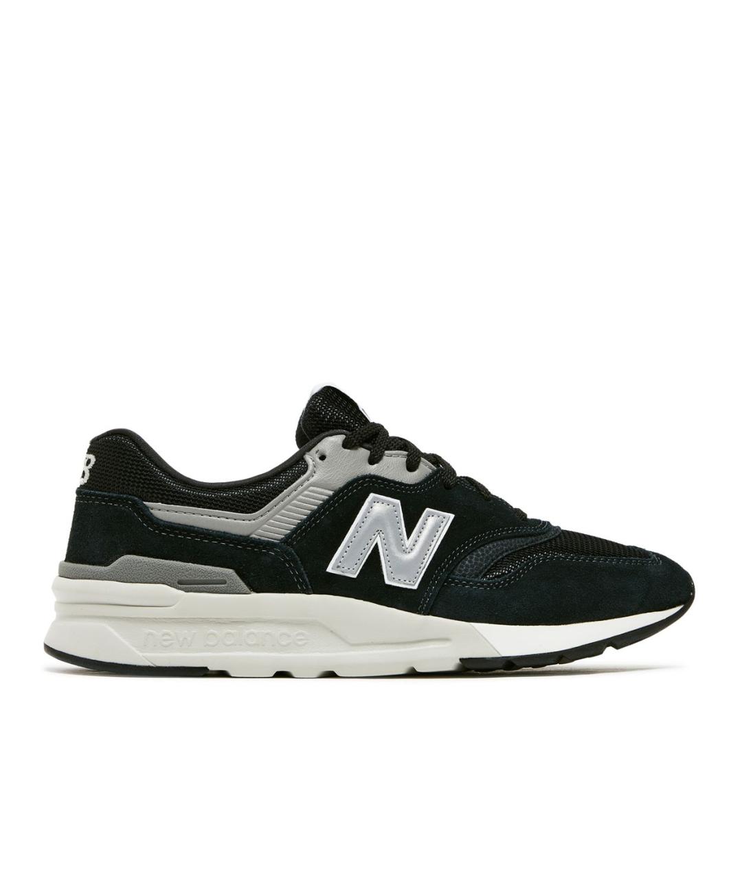 NEW BALANCE Черные замшевые кроссовки, фото 1