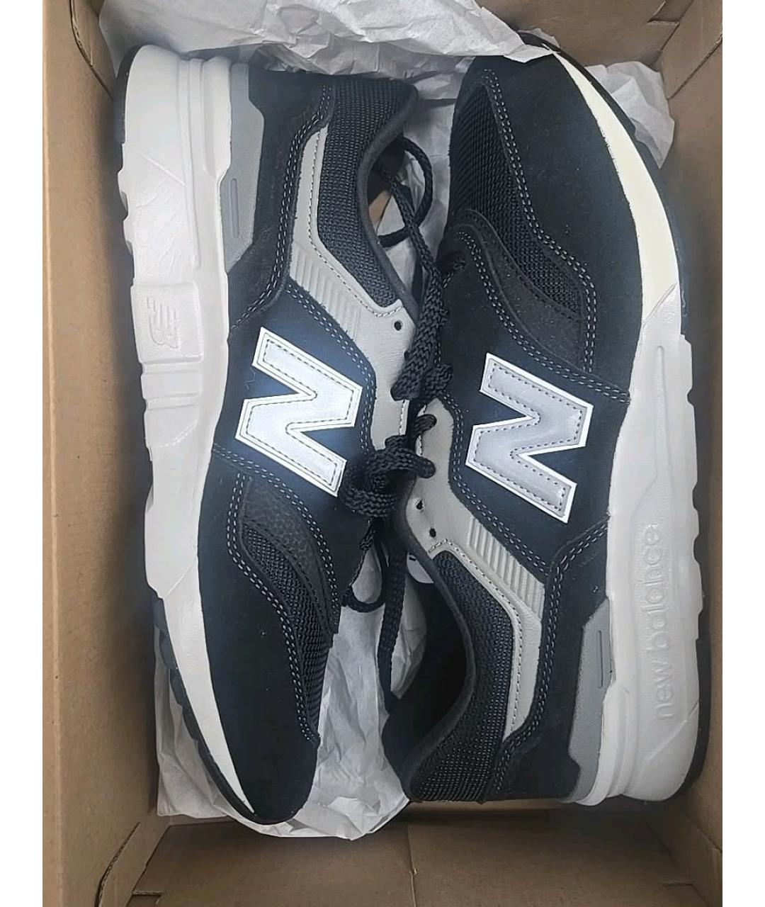 NEW BALANCE Черные замшевые кроссовки, фото 5