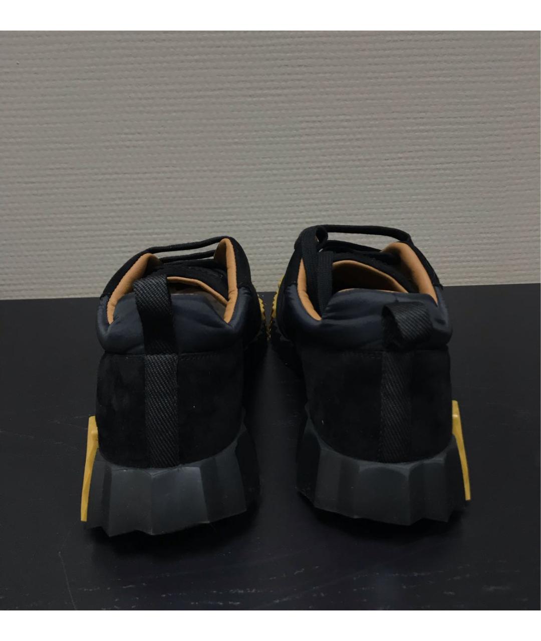 HERMES PRE-OWNED Черные низкие кроссовки / кеды, фото 3