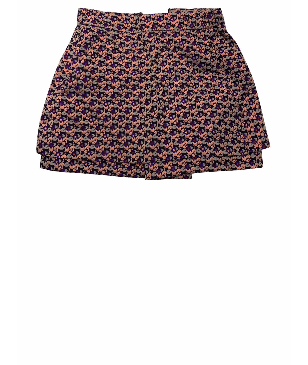 MAJE Фиолетовая полиэстеровая юбка-шорты, фото 1