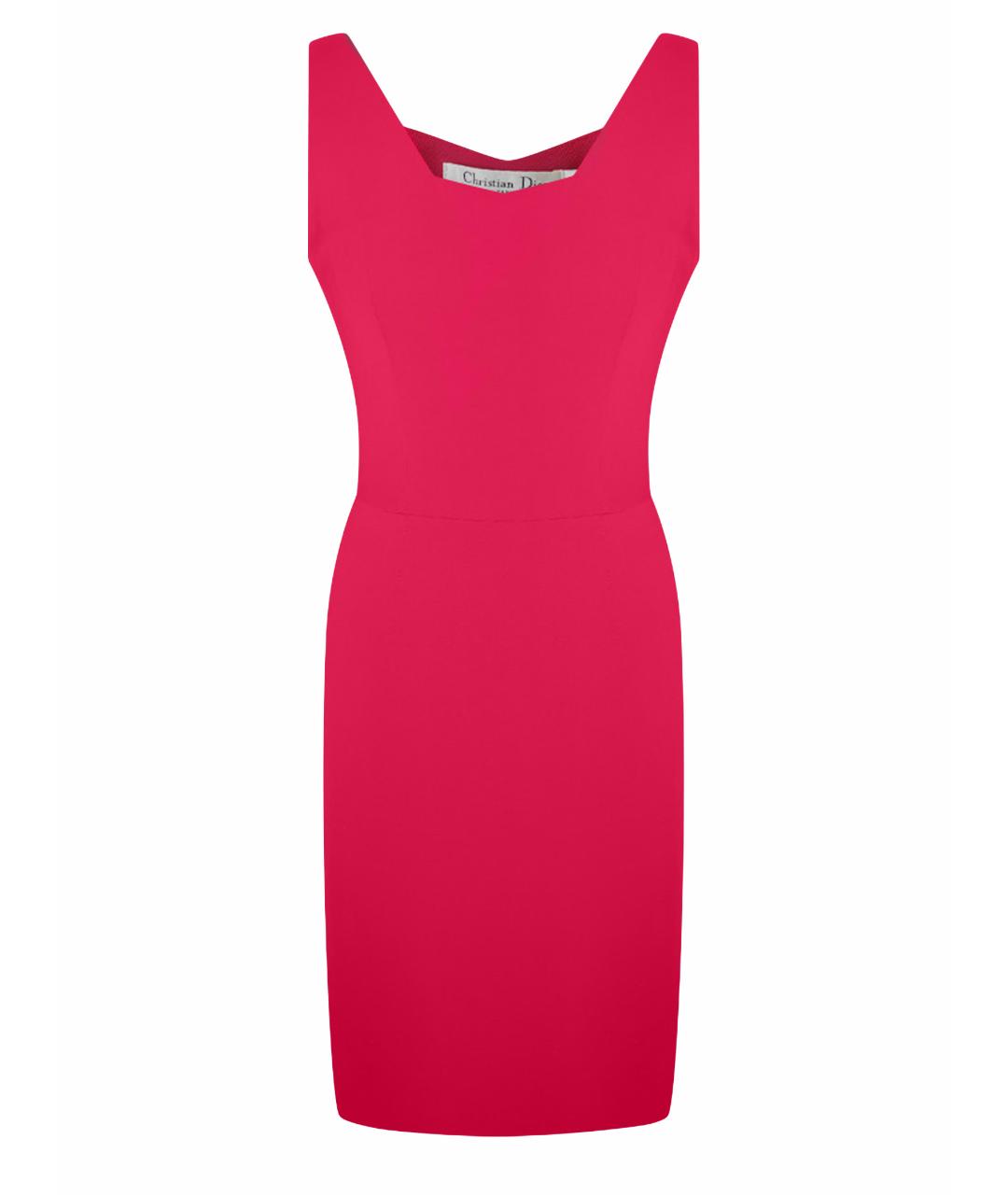 CHRISTIAN DIOR PRE-OWNED Красное шерстяное платье, фото 1