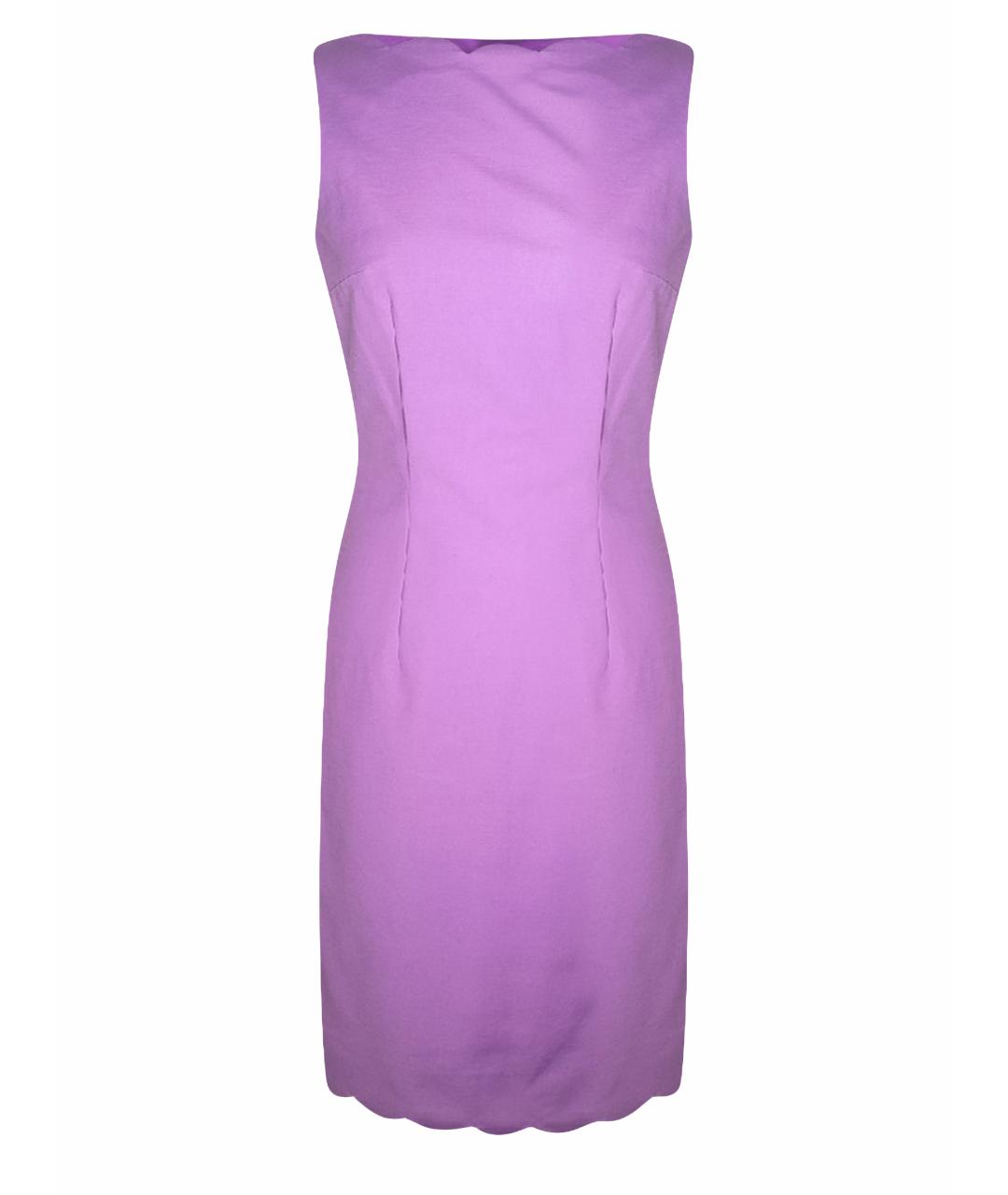CHRISTIAN DIOR Фиолетовое хлопковое повседневное платье, фото 1