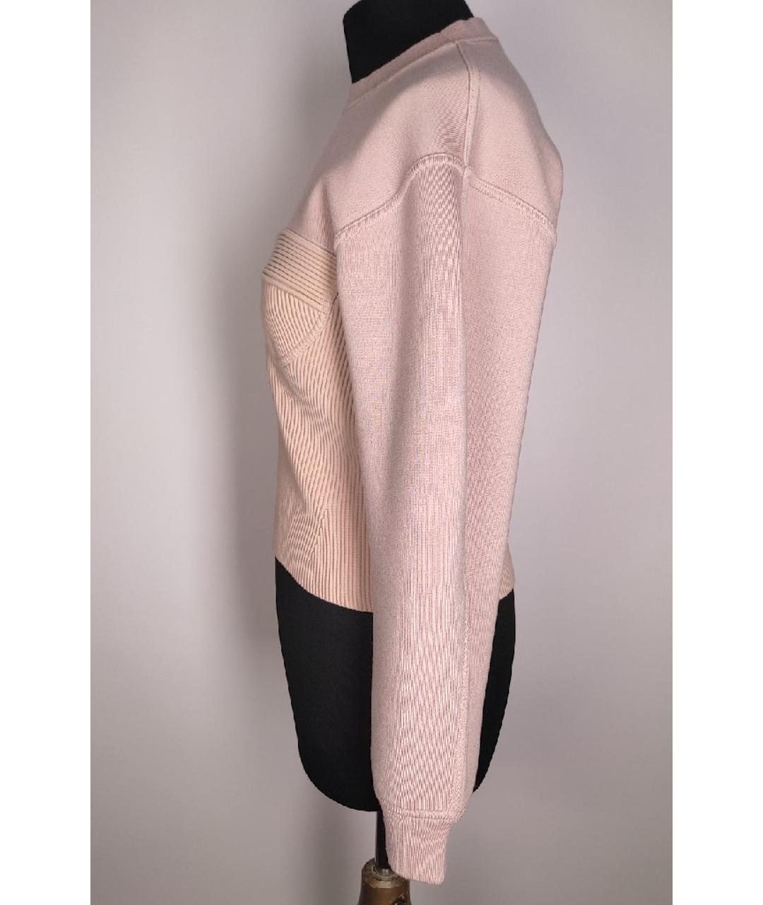 ALEXANDER MCQUEEN Розовый шерстяной джемпер / свитер, фото 2