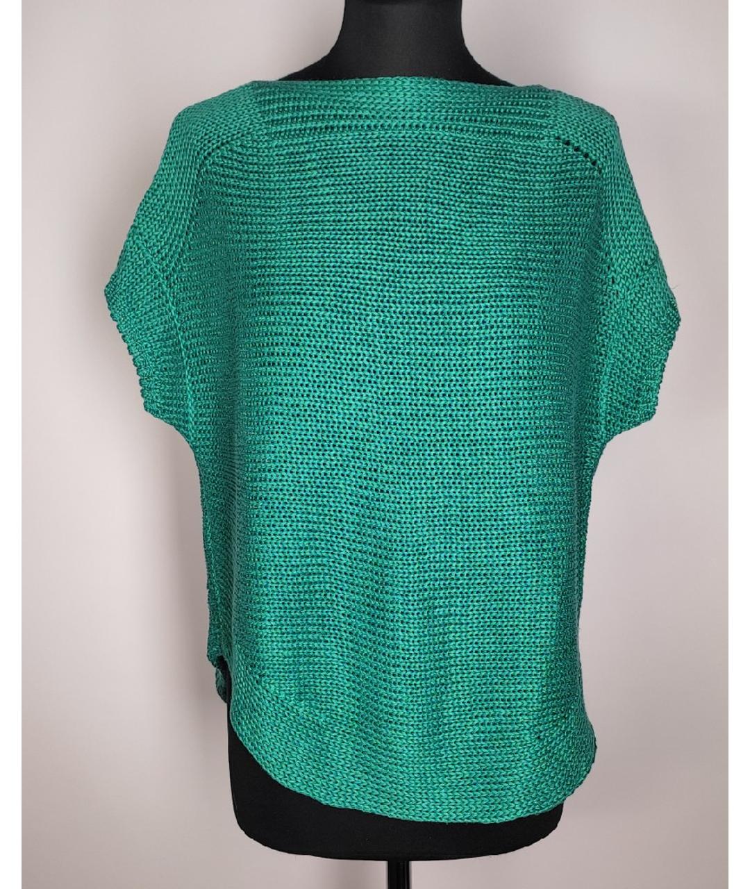 LORO PIANA Зеленый хлопковый джемпер / свитер, фото 7