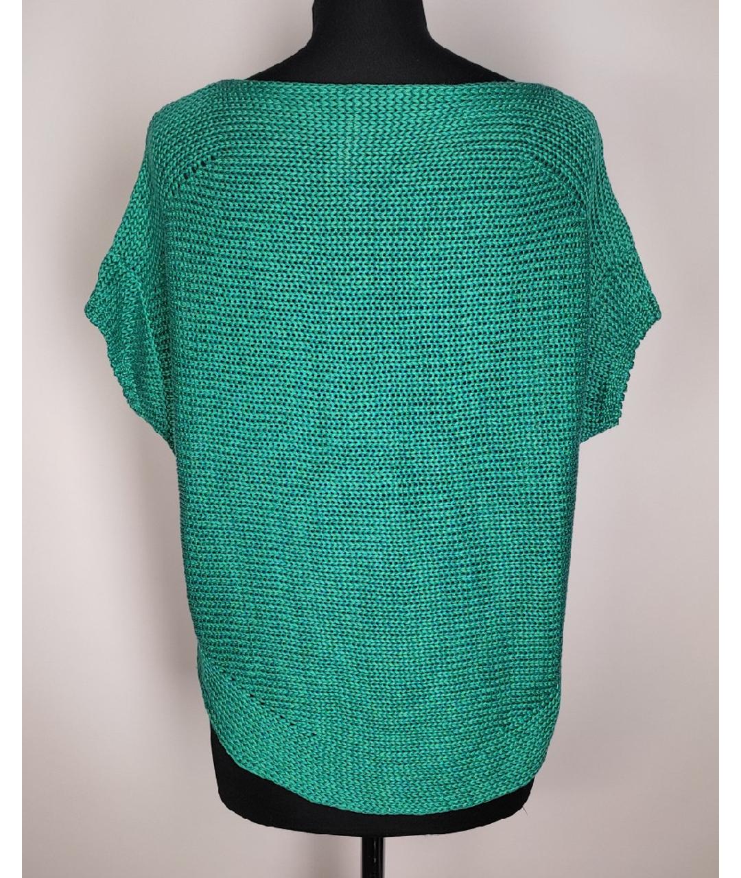 LORO PIANA Зеленый хлопковый джемпер / свитер, фото 3