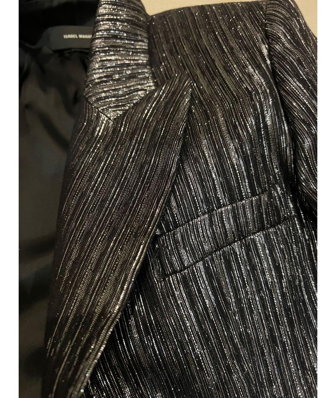 ISABEL MARANT Серебрянный вискозный жакет/пиджак, фото 5
