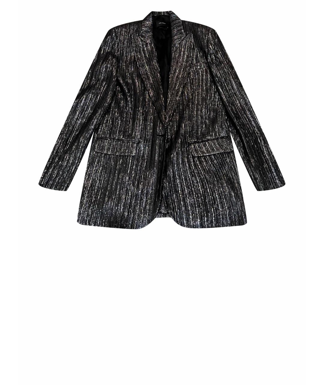 ISABEL MARANT Серебрянный вискозный жакет/пиджак, фото 1