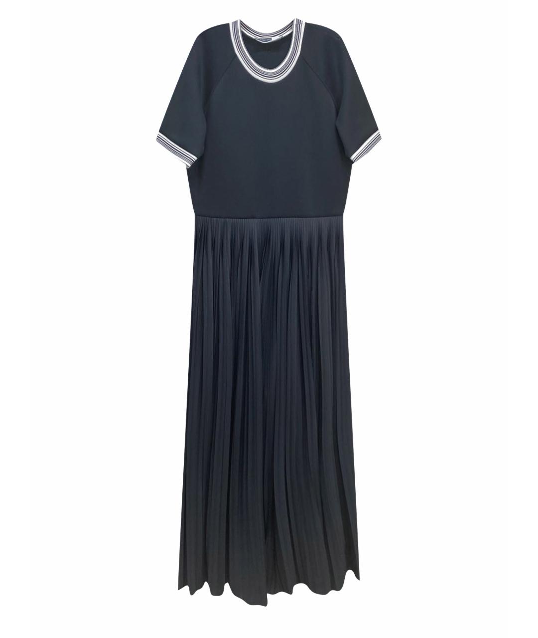 SPORT MAX CODE Черное полиэстеровое повседневное платье, фото 1