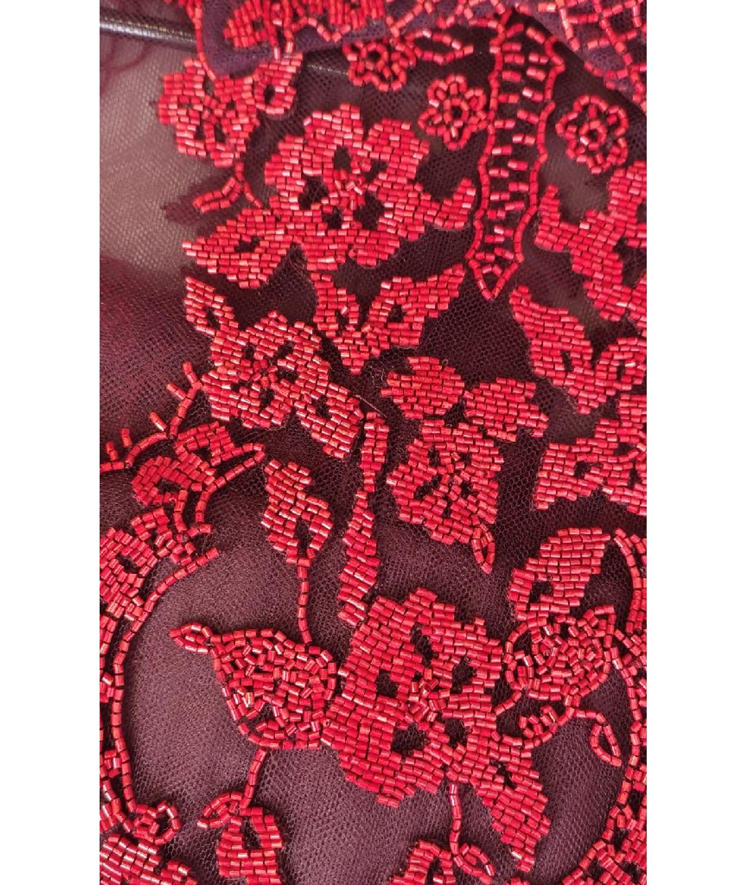 VALENTINO Красное полиамидовое коктейльное платье, фото 3